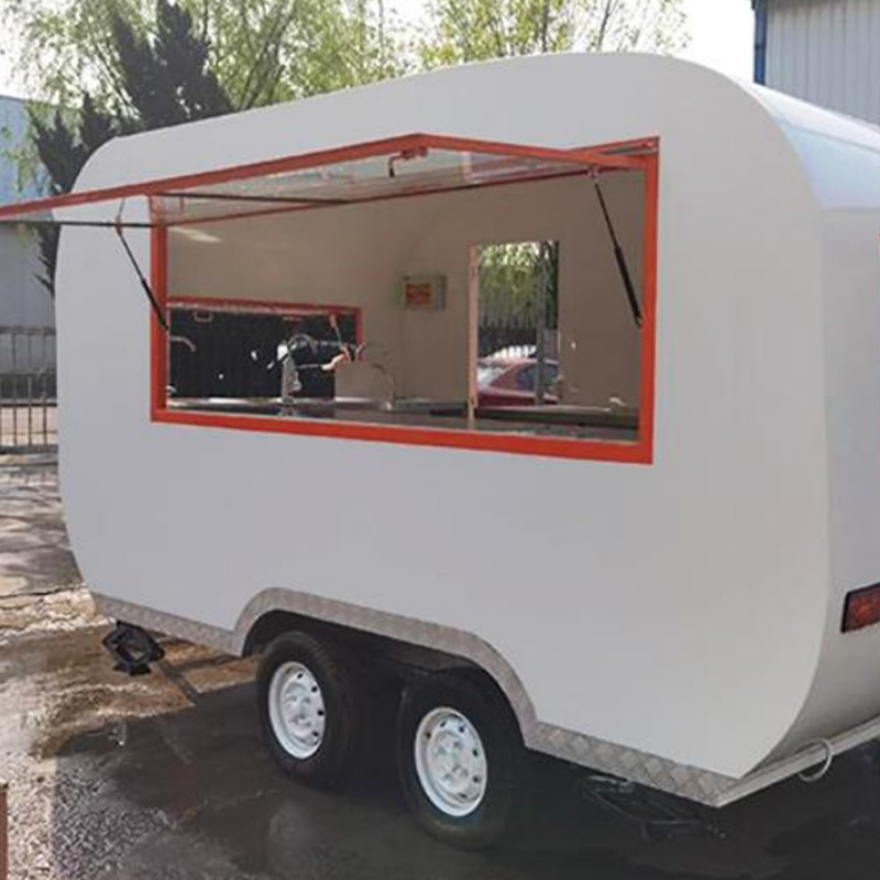 UNIQUE SHAPE FOOD TRAILER