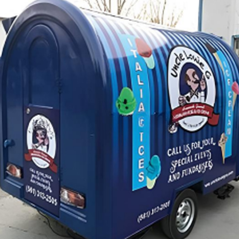 ROUND ROOF FOOD TRAILER