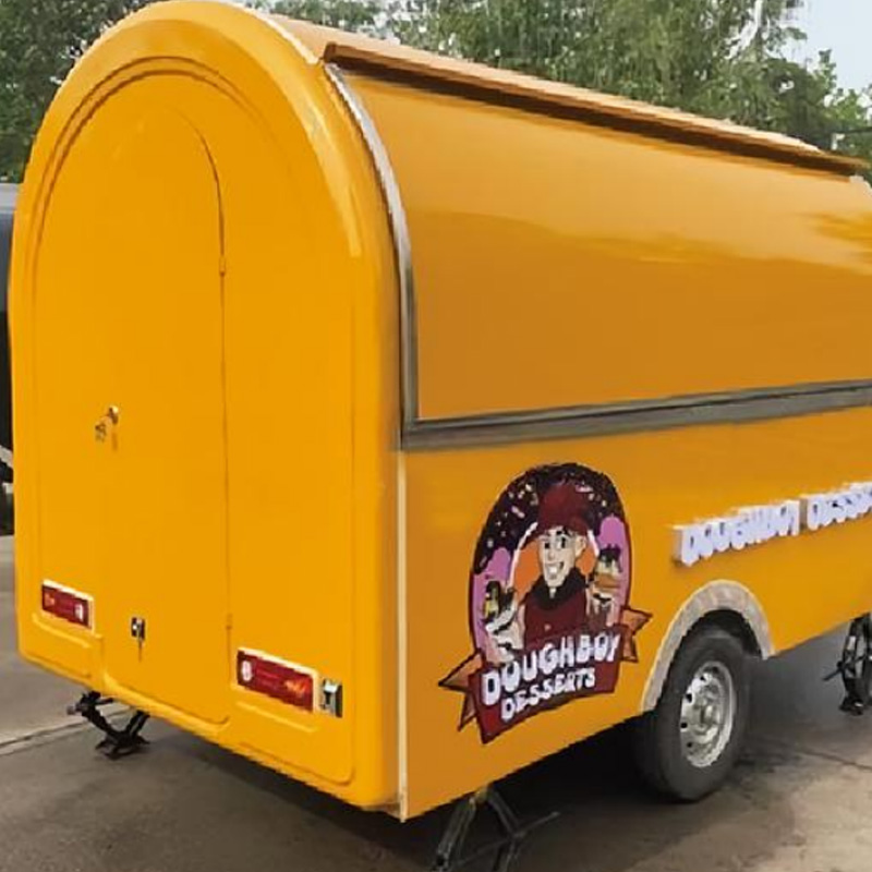 ROUND ROOF FOOD TRAILER